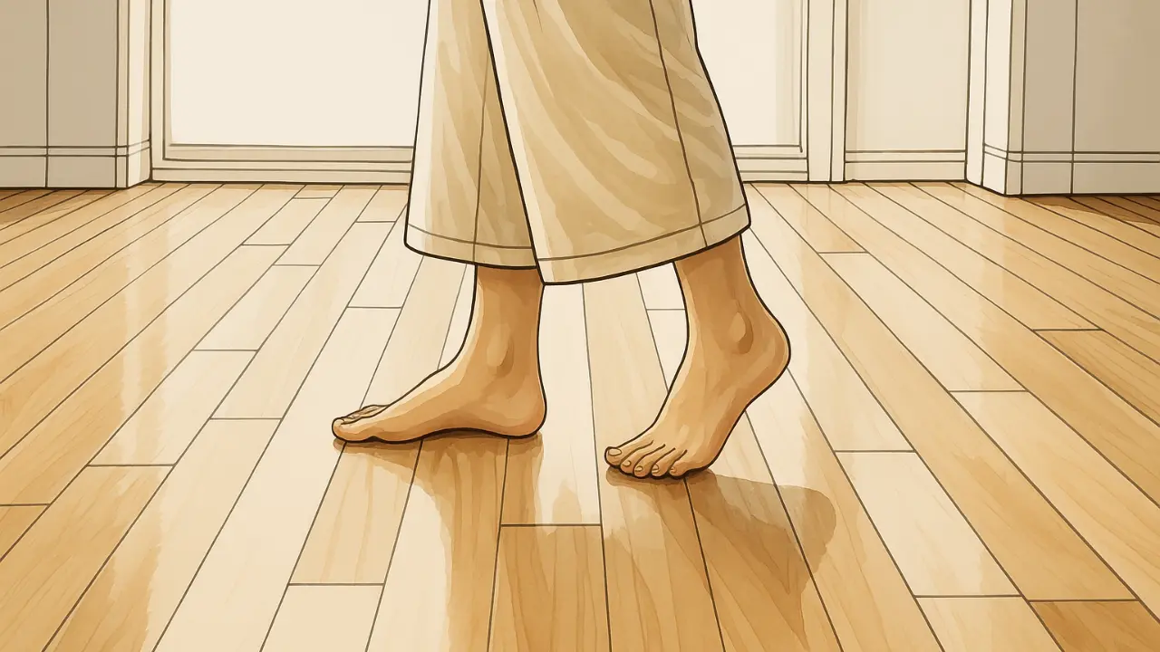 足もとから伝わるぬくもり