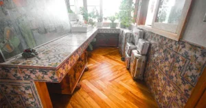 fl-1229チーク無垢フローリング施工事例