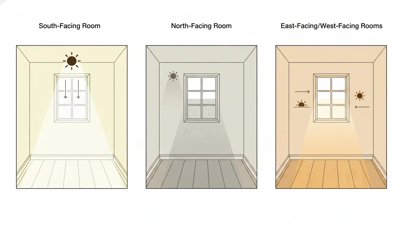 夜の照明での色味を必ず確認する