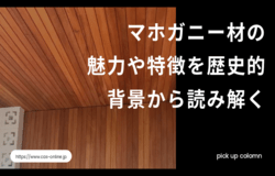 マホガニー材の魅力や特徴を歴史的背景から読み解く