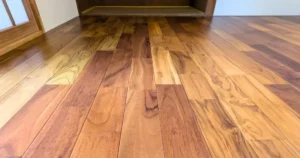 fl-1225 チーク無垢フローリング施工事例