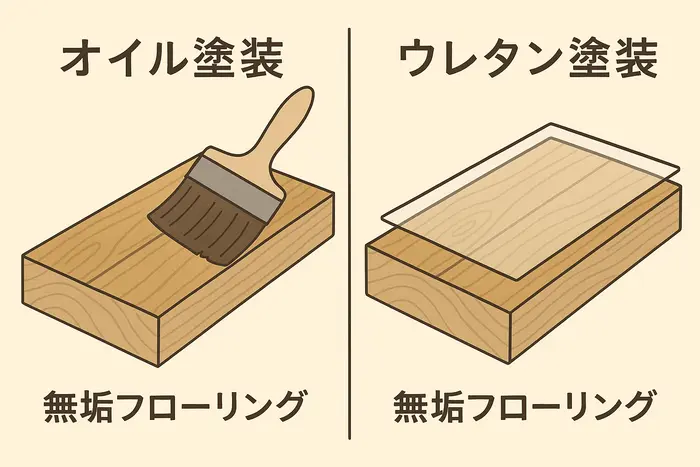 塗装の違いもチェック